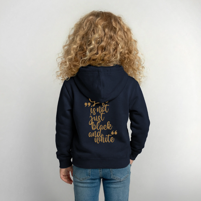 LiNBW. Crew Hoodie Life is not just black and white Edition Brown - LiNBW.
