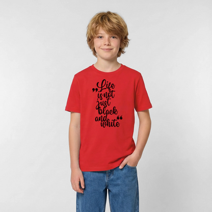 Life is not just black and white T-Shirt Black Edition - LiNBW.