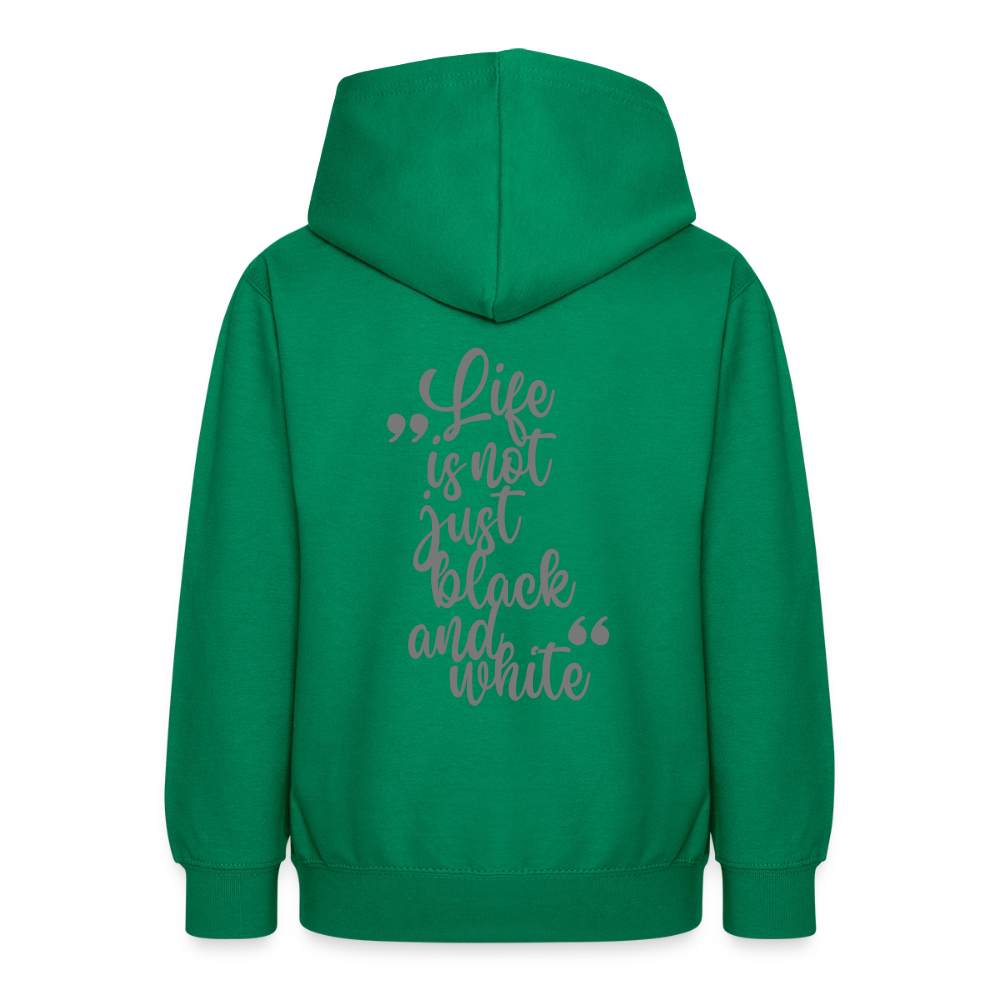 LiNBW. Crew Hoodie Life is not just black and white Edition Grey - LiNBW.