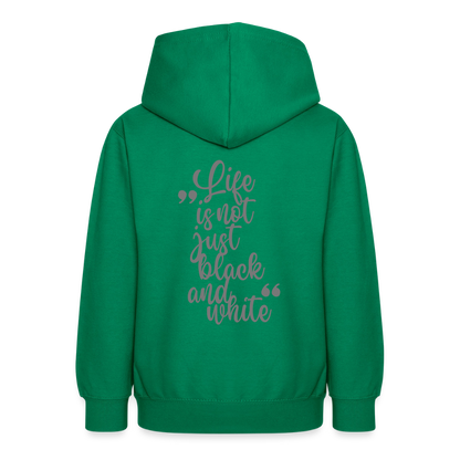 LiNBW. Crew Hoodie Life is not just black and white Edition Grey - LiNBW.