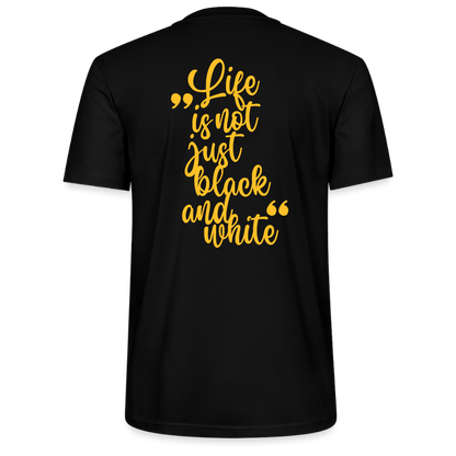 LiNBW. Unisex T-Shirt Premium Crew Yellow Edition Life is not just black and white - LiNBW.