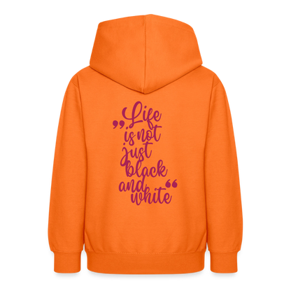 LiNBW. Crew Hoodie Life is not just black and white Edition Pink - LiNBW.