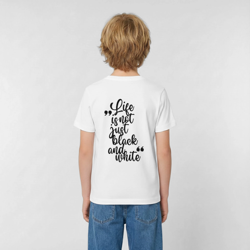 LiNBW. Crew T-Shirt Black Edition Life is not just black and white - LiNBW.