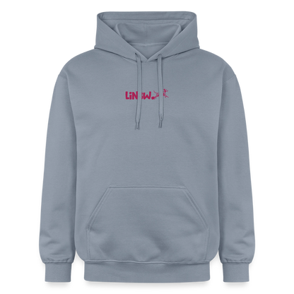LiNBW. Crew Hoodie Pink Edition Life is not just black and white - Blau