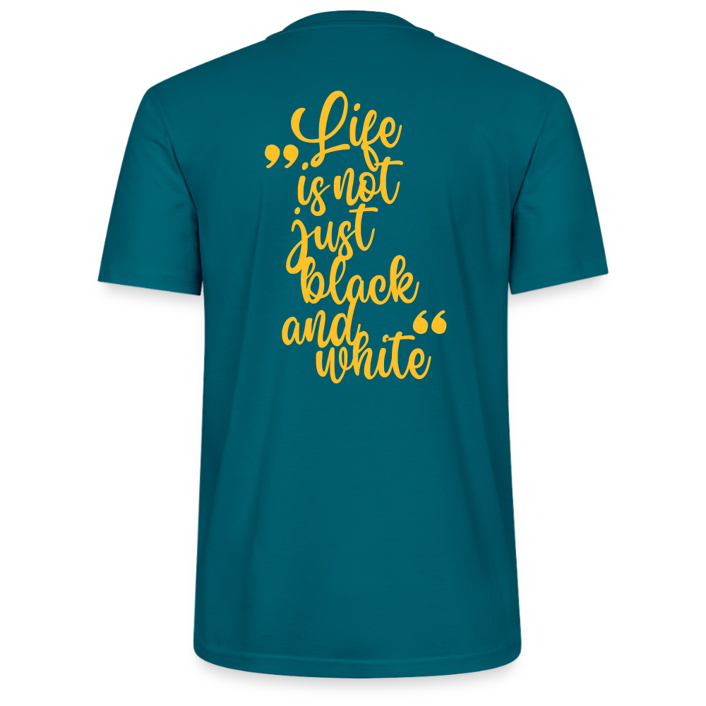 LiNBW. Unisex T-Shirt Premium Crew Yellow Edition Life is not just black and white - LiNBW.