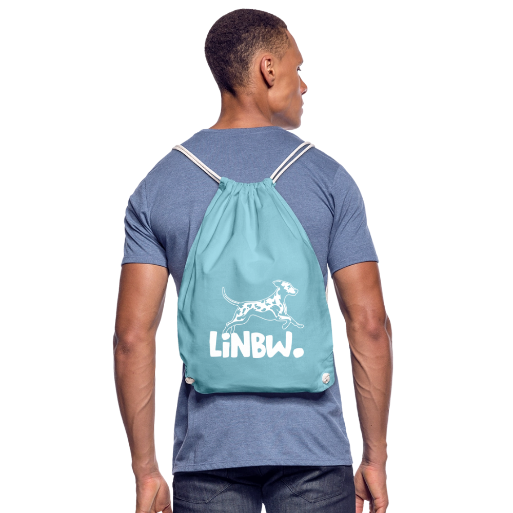 LiNBW. Turnbeutel White Edition - Aqua