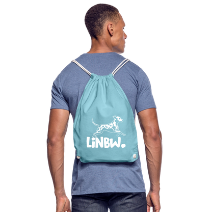 LiNBW. Turnbeutel White Edition - Aqua
