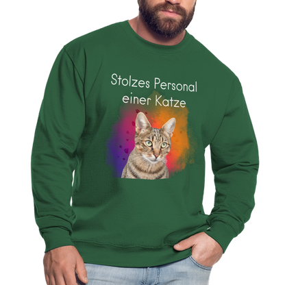 Pedro's Classic Pullover Stolzes Personal einer Katze White Edition - LiNBW.