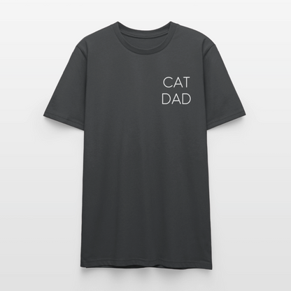 Pedro's Unisex T-Shirt Premium CAT DAD White Edition Stolzes Personal einer Katze - LiNBW.
