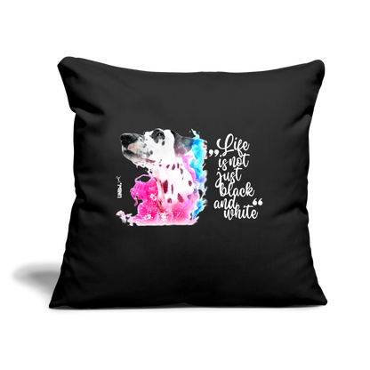 Boa´s Kissen Splash Life is not just black and white Edition White - Schwarz