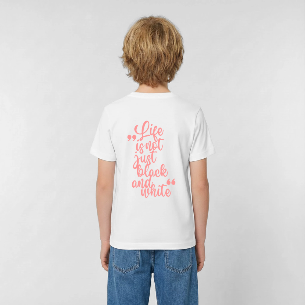 LiNBW. Crew T-Shirt Pink Edition Life is not just black and white - LiNBW.