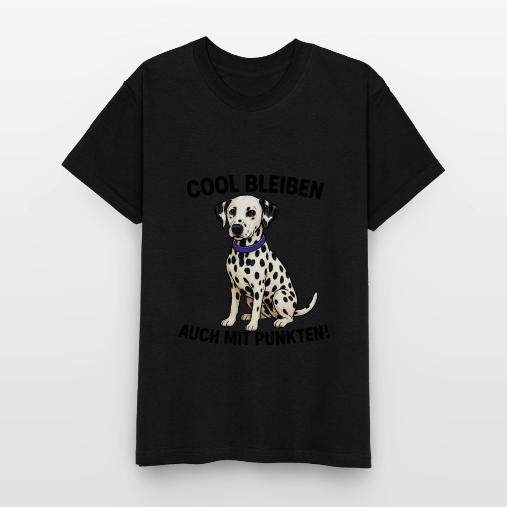 Davina's T-Shirt Cool bleiben auch mit Punkten - Schwarz