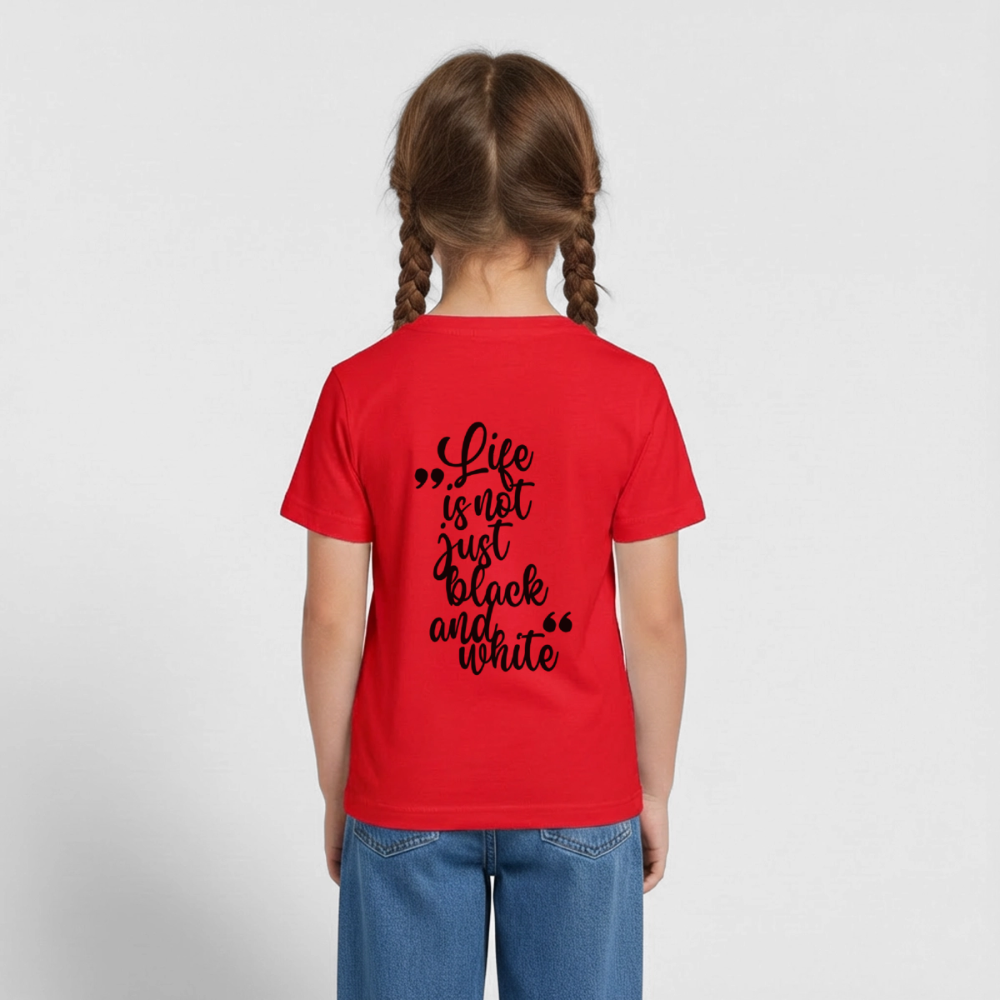 LiNBW. Crew T-Shirt Black Edition Life is not just black and white - LiNBW.