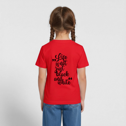 LiNBW. Crew T-Shirt Black Edition Life is not just black and white - LiNBW.