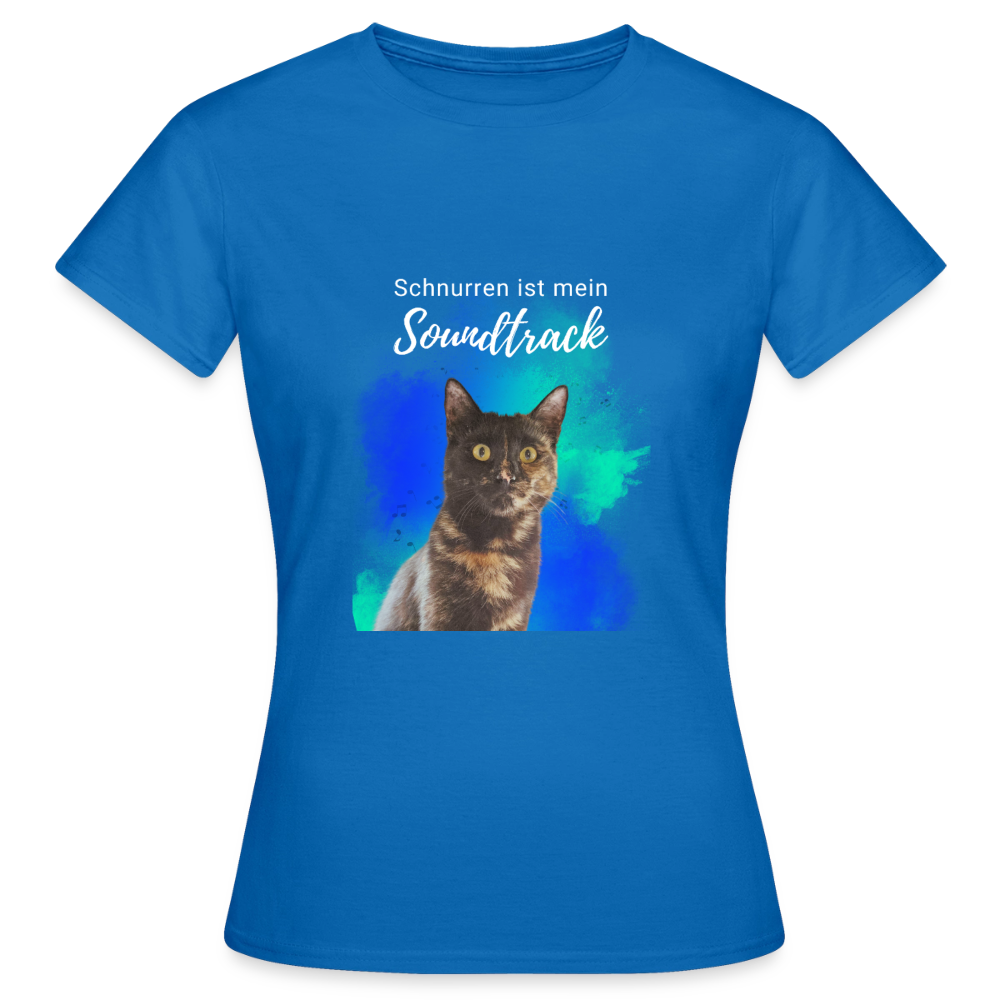 Nala's T-Shirt Schnurren ist mein Soundtrack White Edition - Royalblau