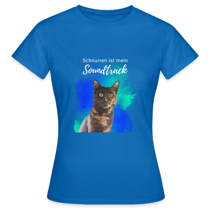Nala's T-Shirt Schnurren ist mein Soundtrack White Edition - Royalblau