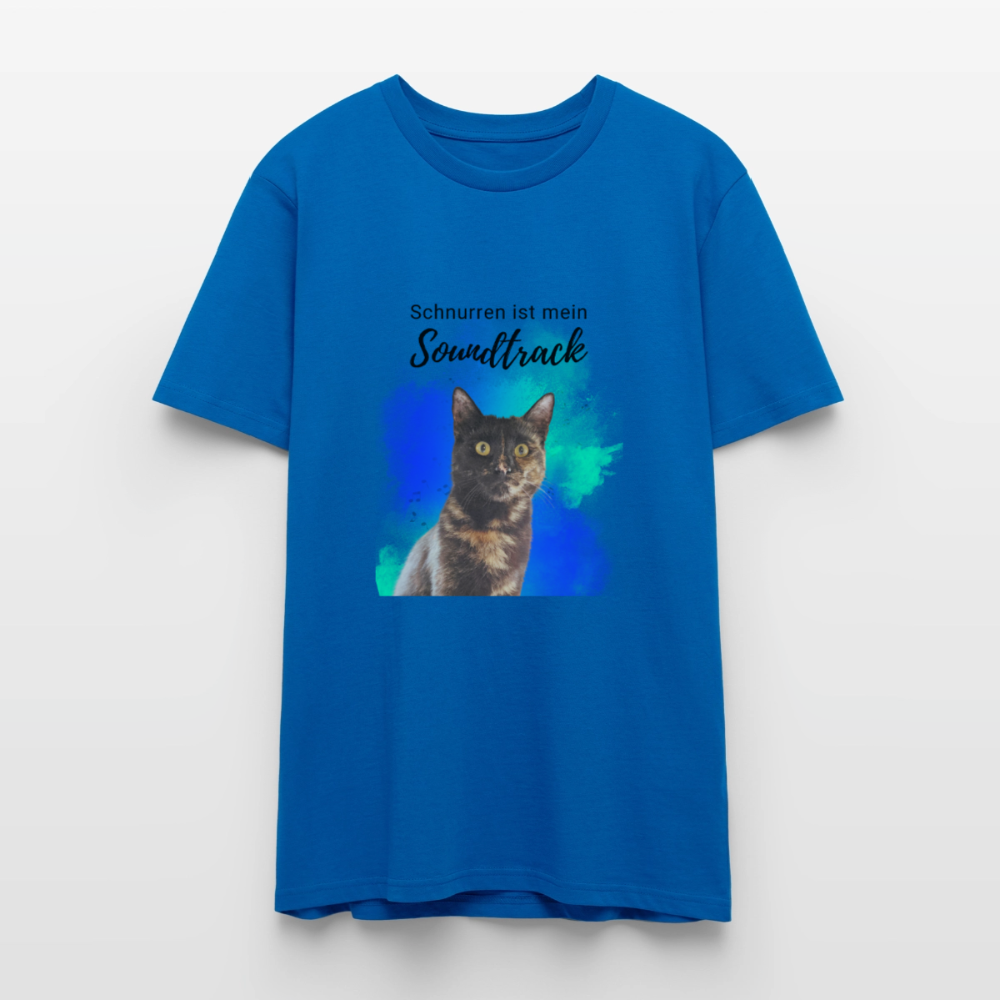 Nala's Unisex T-Shirt Premium Schnurren ist mein Soundtrack Black Edition - Pfauenblau