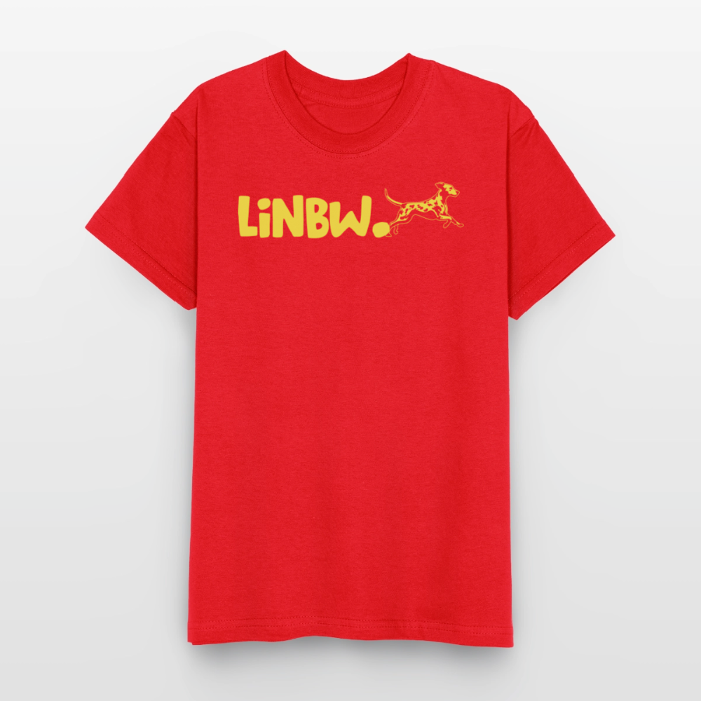 LiNBW. Crew T-Shirt Yellow Edition Life is not just black and white - Rot