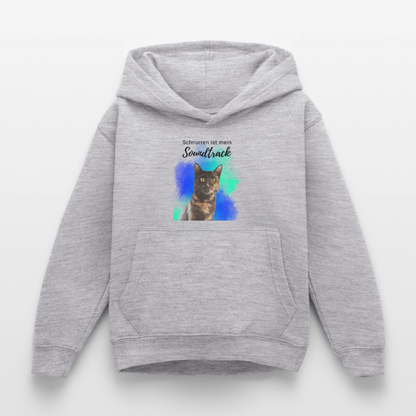 Nala's Hoodie Schnurren ist mein Soundtrack Black Edition - LiNBW.