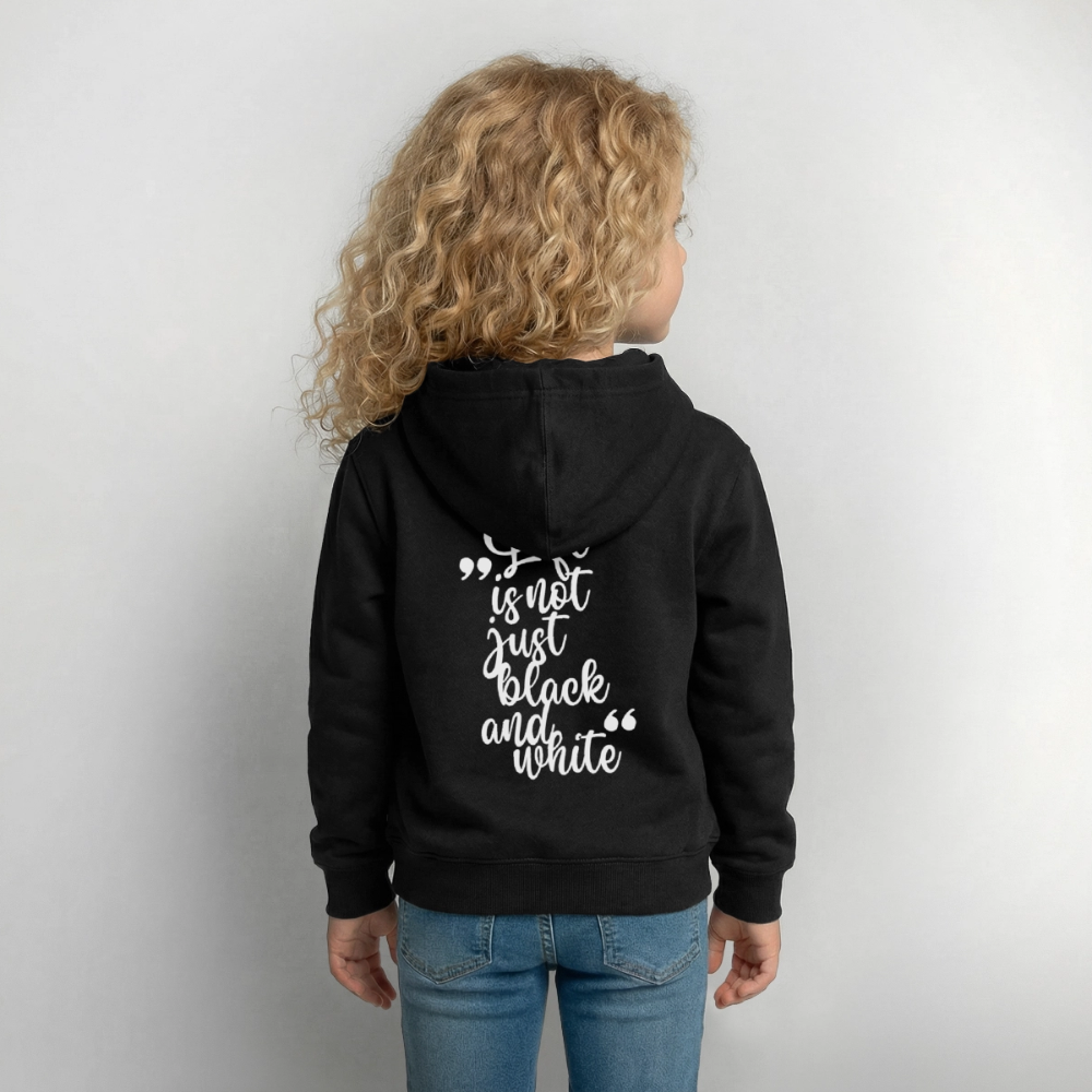 LiNBW. Crew Hoodie Life is not just black and white Edition White - LiNBW.