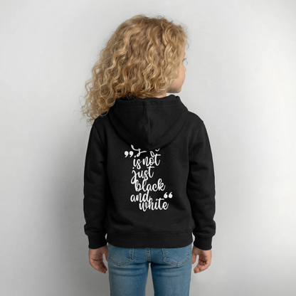 LiNBW. Crew Hoodie Life is not just black and white Edition White - LiNBW.