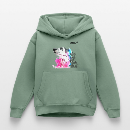 Boa's Hoodie Splash Life is not just black and white Edition Black - LiNBW.