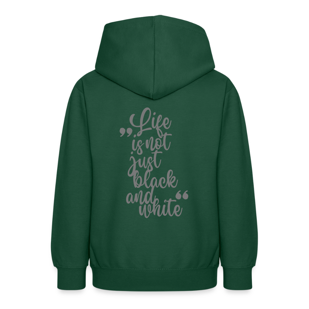 LiNBW. Crew Hoodie Life is not just black and white Edition Grey - LiNBW.
