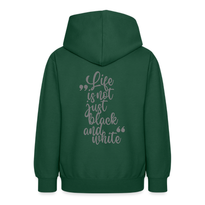 LiNBW. Crew Hoodie Life is not just black and white Edition Grey - LiNBW.