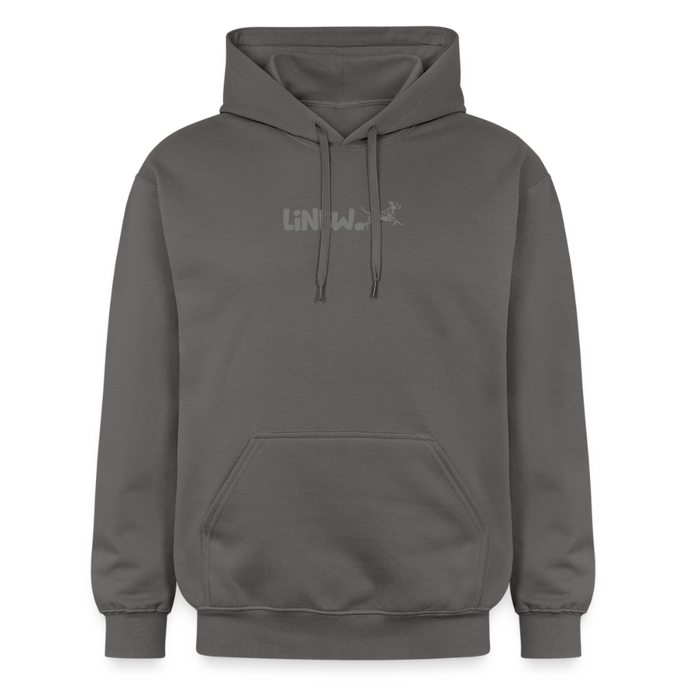 LiNBW. Crew Hoodie Grey Edition Life is not just black and white - Dunkelgrau