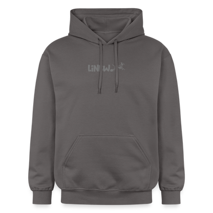 LiNBW. Crew Hoodie Grey Edition Life is not just black and white - Dunkelgrau