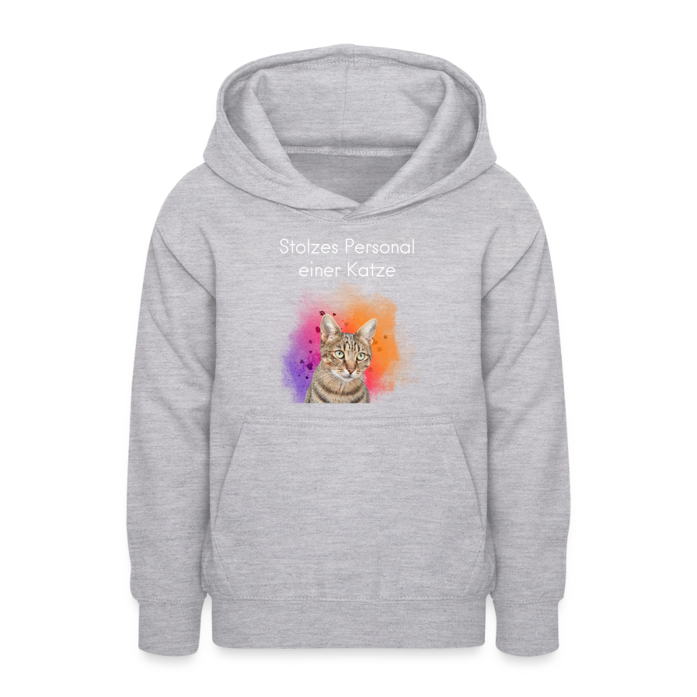 Teenager Hoodie - Hellgrau meliert