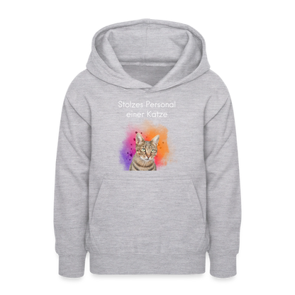 Teenager Hoodie - Hellgrau meliert