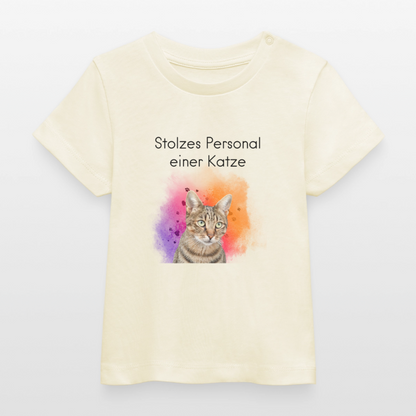 Pedro's T-Shirt Stolzes Personal einer Katze Black Edition - LiNBW.