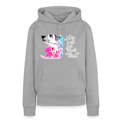 Boa's Hoodie Splash Life is not just black and white Edition White - LiNBW.