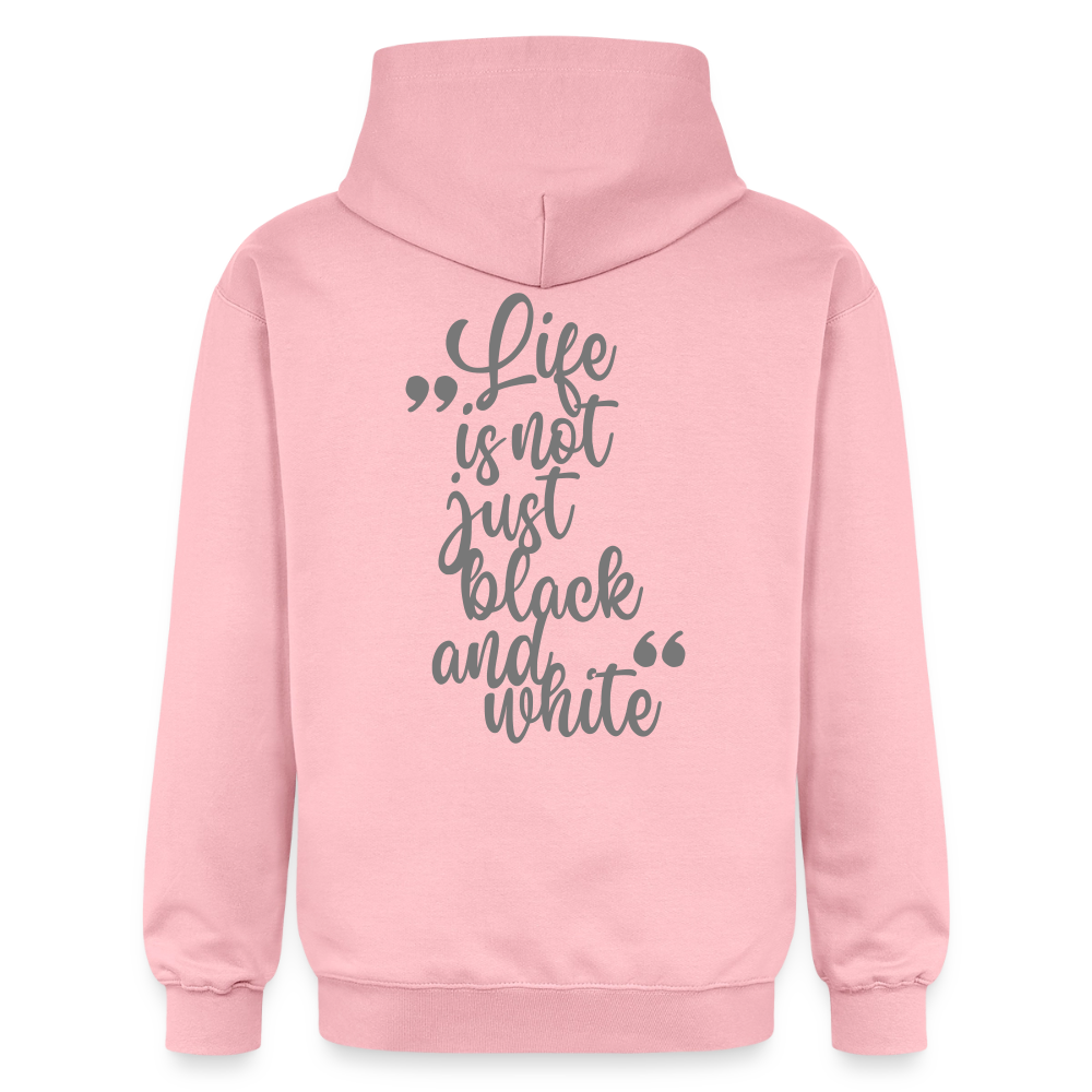 LiNBW. Crew Hoodie Grey Edition Life is not just black and white - Hellrosa