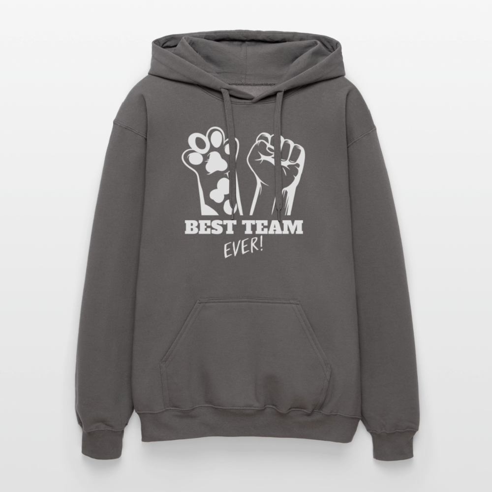 Best Team Ever Hoodie White Edition - Dunkelgrau