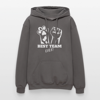 Best Team Ever Hoodie White Edition - Dunkelgrau
