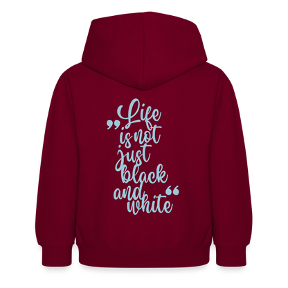 LiNBW. Crew Hoodie Life is not just black and white Edition Blue - LiNBW.