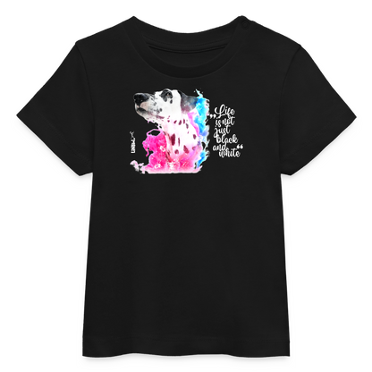 Boa's T-Shirt Splash Life is not just black and white Edition White - Schwarz