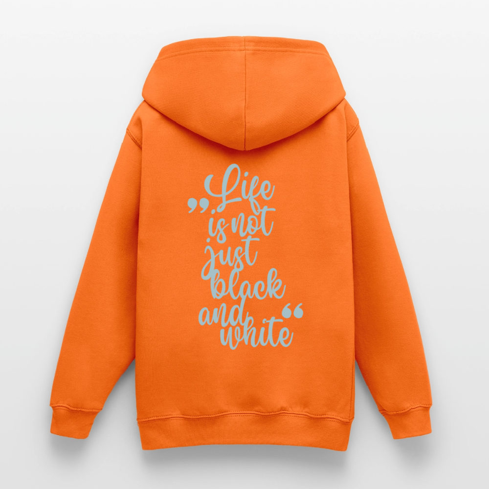 LiNBW. Crew Hoodie Life is not just black and white Edition Blue - LiNBW.