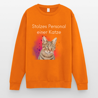Pedro's Classic Pullover Stolzes Personal einer Katze White Edition - LiNBW.