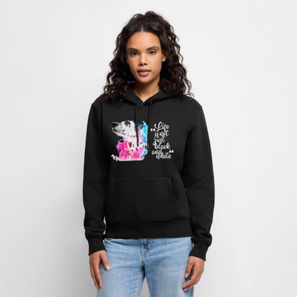 Boa's Hoodie Splash Life is not just black and white Edition White - LiNBW.