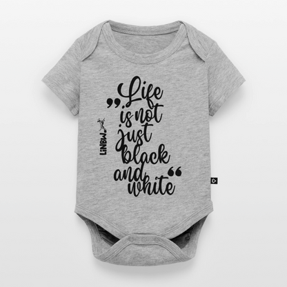 Life is not just black and white Kurzarm-Body Black Edition - LiNBW.