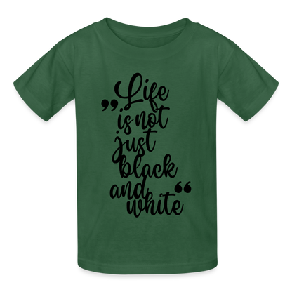 Life is not just black and white T-Shirt Black Edition - LiNBW.
