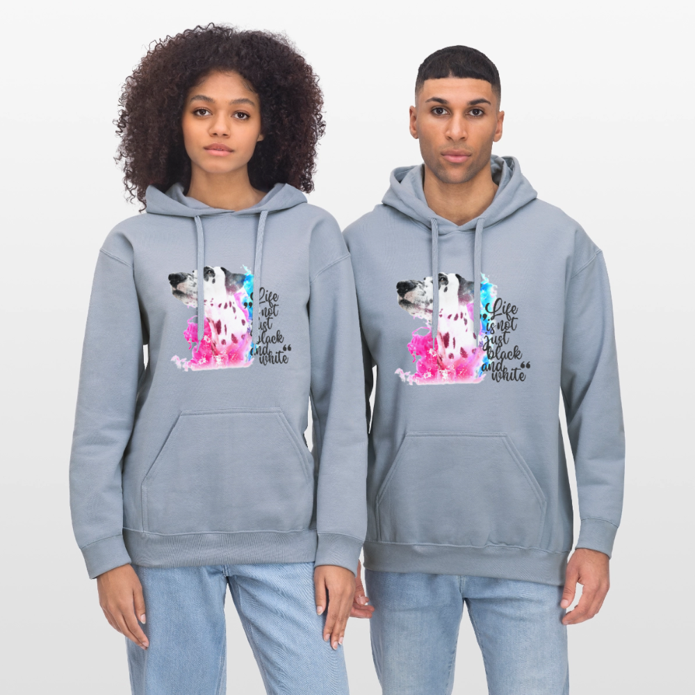 Boa's Hoodie Splash Life is not just black and white Edition Black - LiNBW.