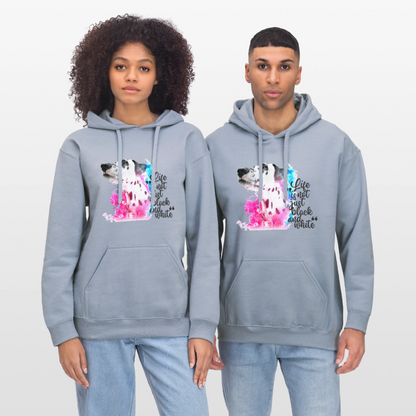 Boa's Hoodie Splash Life is not just black and white Edition Black - LiNBW.