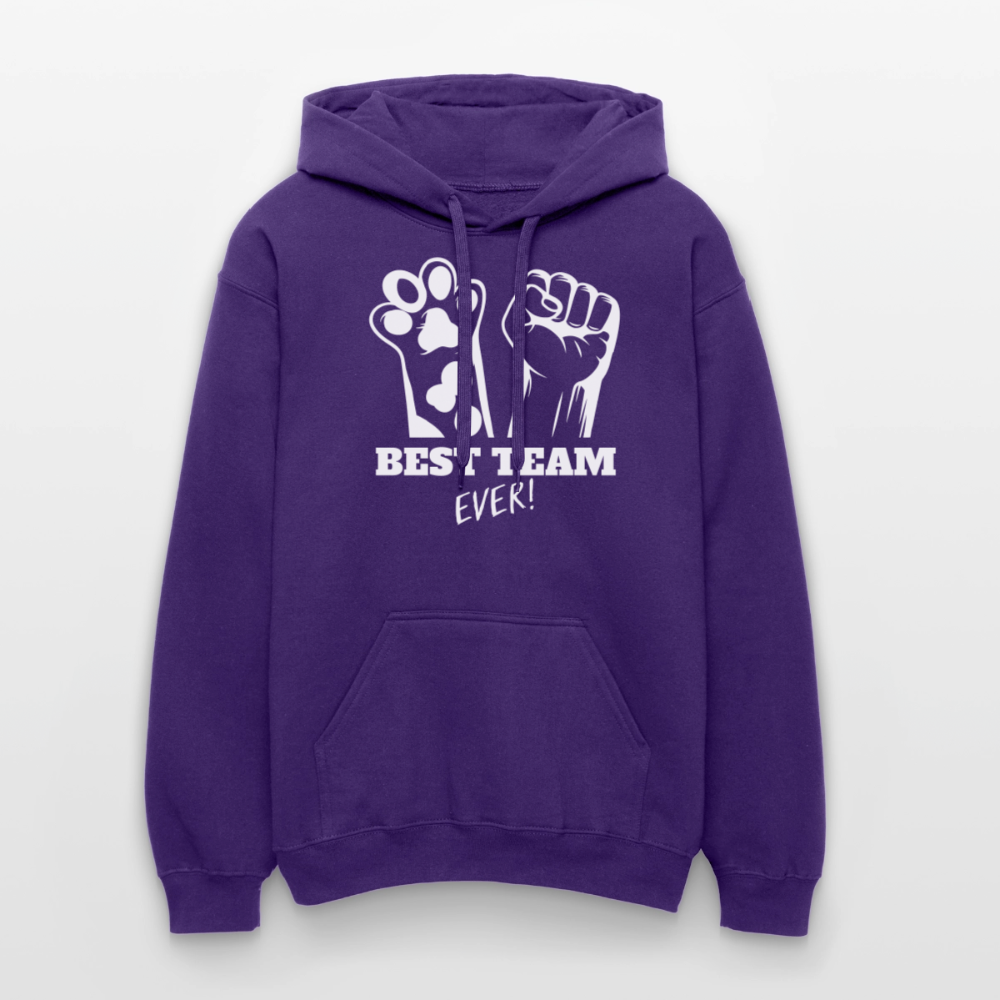 Best Team Ever Hoodie White Edition - Lila