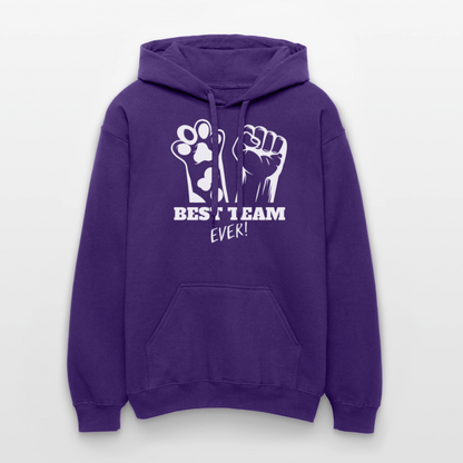 Best Team Ever Hoodie White Edition - Lila