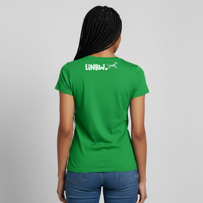 Life is not just black and white T-Shirt White Edition - Kelly Green