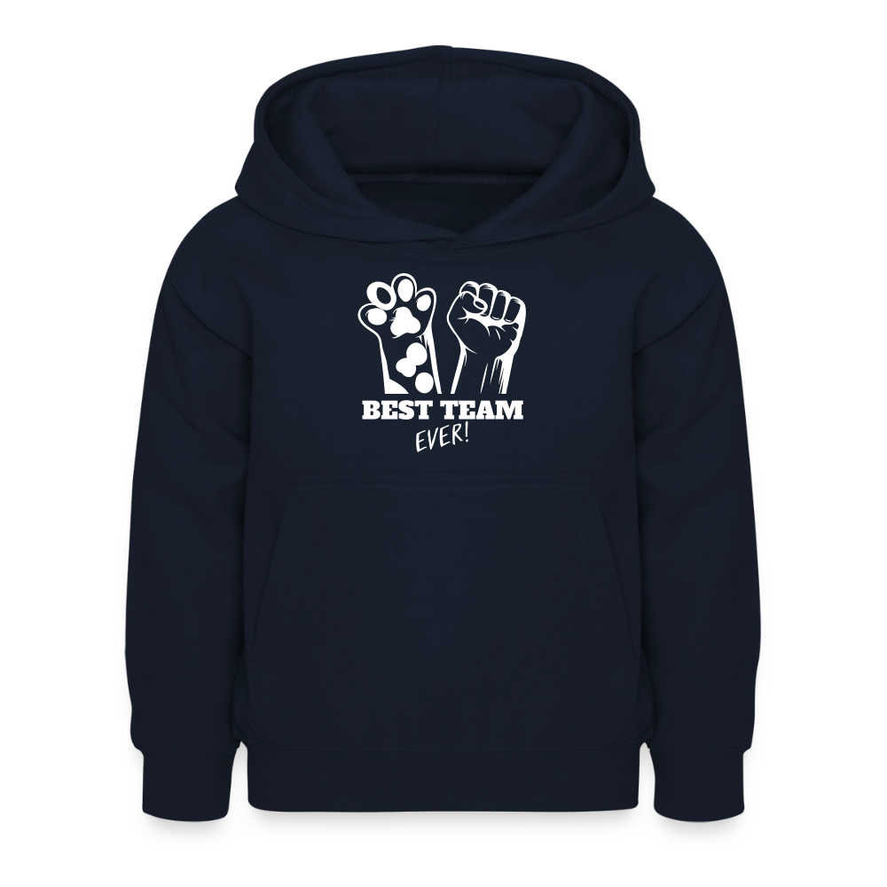 Best Team Ever  Hoodie White Edition - Navy